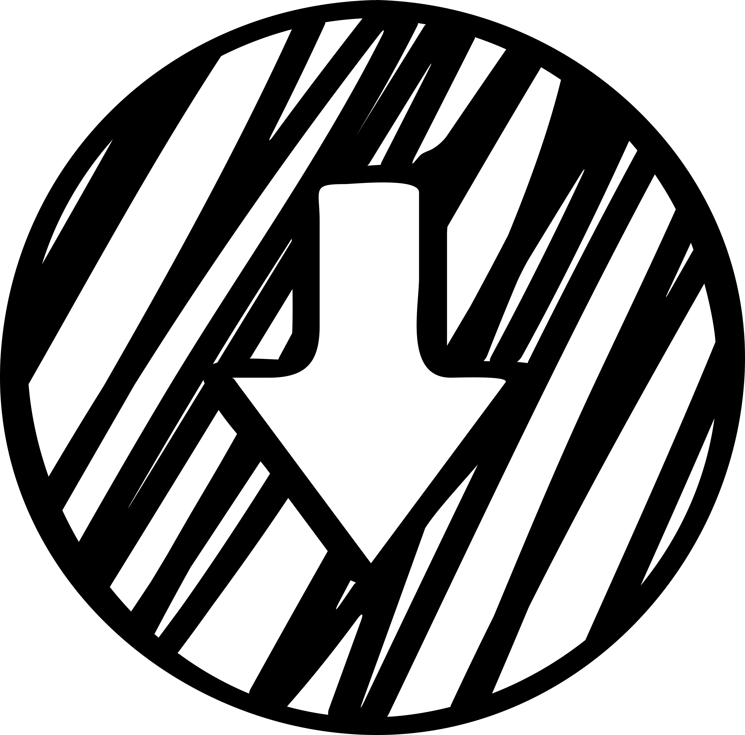 Arrow Down Outline Sketched Circle Realistic Outline Svg File Free Vectors